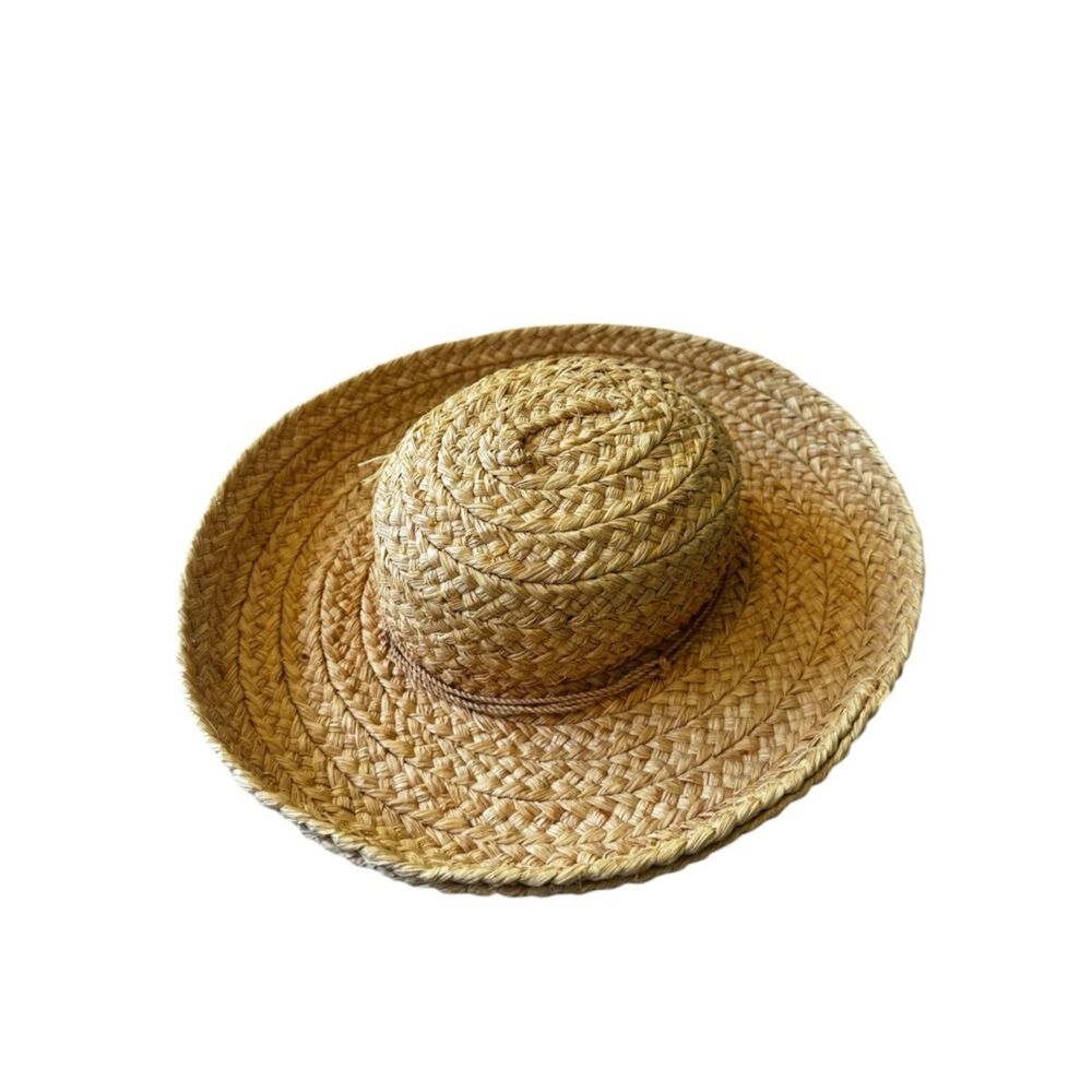 Helen Kaminski Natural Straw Wide-Brim Braided Sun Hat